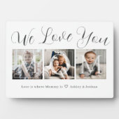 Photo Cadeau pour maman 3 Plaque de collage de photos (Devant)