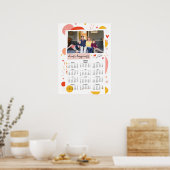 Photo Calendar 2026 Choose Happiness Poster 18x24 (Cuisine)