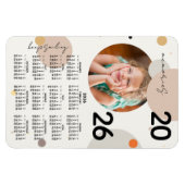 Photo Calendar 2026 Keep Smiling Flexible Magnet (Horizontal)