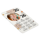Photo Calendar 2026 Keep Smiling Flexible Magnet (Côté Droit)