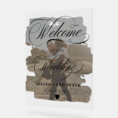 Photo calligraphie chic photo mariage accueil (Angle)