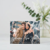 Photo Calligraphie moderne Bonne année Carte posta (Debout devant)