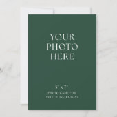 Photo Card for Vellum Wedding Invitations (Devant)