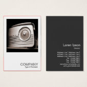 Photo carré 0118 - Old Radio (Devant & derrière)