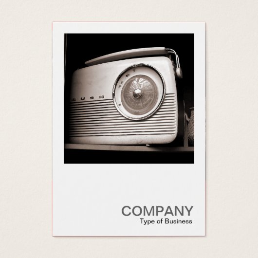 Photo carré 0118 - Old Radio (Devant)