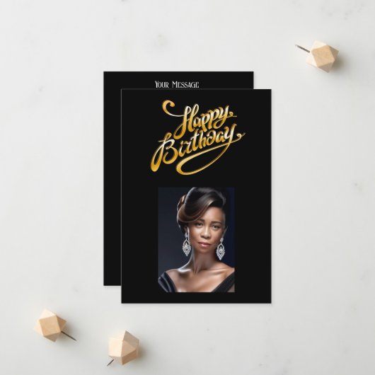 Photo Carte Anniversaire (Devant/Arrière en situation)