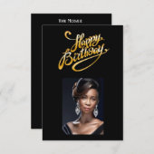 Photo Carte Anniversaire (Devant / Derrière)