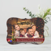 Photo carte complète et elf avec bande de texte ro (Debout devant)