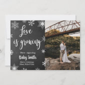 Photo Carte de Faire-part de grossesse de Noël (Devant)