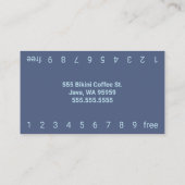 Photo Carte de fidélité Blue Bikini Coffe Drive-Th (Dos)