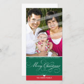 PHOTO CARTE DE NOËL :: beau type 2 (Devant / Derrière)