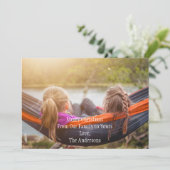 Photo Carte de Noël personnalisée (Debout devant)