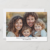 Photo Carte de Noël personnalisée (Devant)