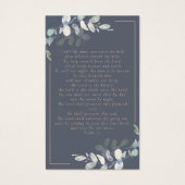 Photo Carte de prière commémorative funéraire Euca (Dos)