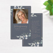 Photo Carte de prière commémorative funéraire Euca (Bureau)