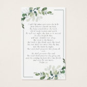 Photo Carte de prière commémorative funéraire Euca (Dos)