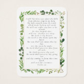 Photo Carte de prière commémorative funéraire Euca (Dos)