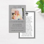 Photo Carte de prière funéraire espagnole Sympathy (Bureau)