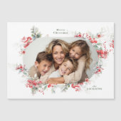 photo carte de vacances botanique magnétique (Devant)