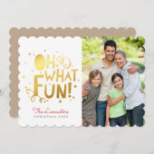 PHOTO CARTE DE VACANCES fun or festif oh quel plai (Devant / Derrière)