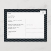 PHOTO CARTE DE VACANCES parties scintillant tablea (Dos)