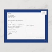 PHOTO CARTE DE VACANCES Type de parties scintillan (Dos)