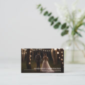 Photo Carte de visite de photographe de code QR (Debout devant)