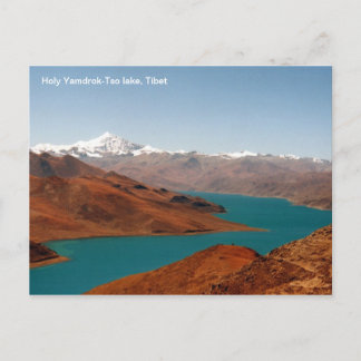 Photo carte postale Lac Saint-Yamdrok-Tso, Tibet