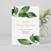 Photo Carte Vacances Aquarelle Botanique (Debout devant)