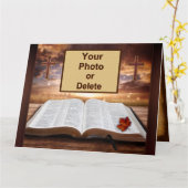 Photo, Cartes Chrétiennes, Cartes d'appréciation p (Fleur jaune)