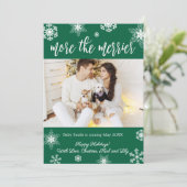 Photo Cartes de Faire-part de grossesse de Noël (Debout devant)