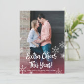 Photo Cartes de Faire-part de grossesse de Noël (Debout devant)