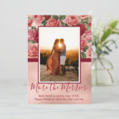 Photo Cartes de Faire-part de grossesse de Noël (Debout devant)