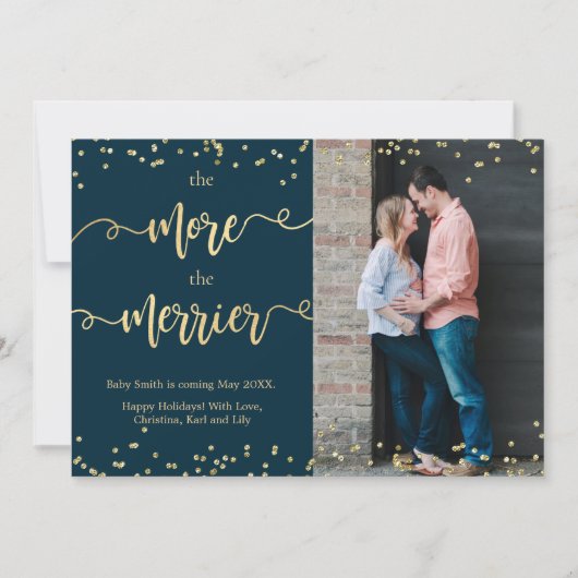 Photo Cartes de Faire-part de grossesse de Noël (Devant)