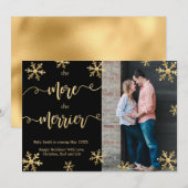 Photo Cartes de Faire-part de grossesse de Noël (Devant / Derrière)