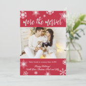 Photo Cartes de Faire-part de grossesse de Noël (Debout devant)