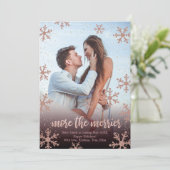 Photo Cartes de Faire-part de grossesse de Noël (Debout devant)