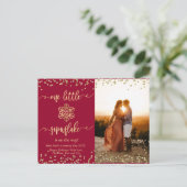 Photo Cartes de Faire-part de grossesse de Noël (Debout devant)