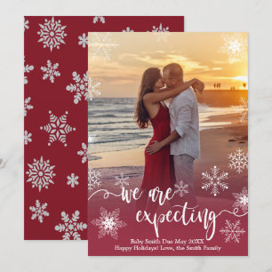 Photo Cartes de Faire-part de grossesse de Noël