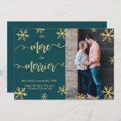 Photo Cartes de Faire-part de grossesse de Noël Tu (Devant / Derrière)