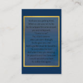 Photo Cartes de prière Célébration commémorative d (Dos)