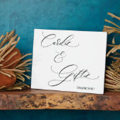 Photo Cartes et cadeaux Écriture Tabletop Plaque (Côté)
