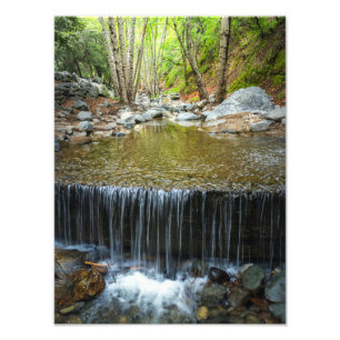 Photo Cascade de ruisseau de montagne – Impression de pa
