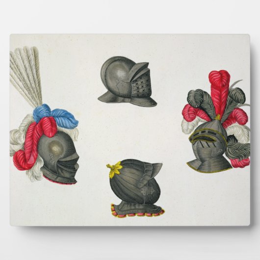 Photo Casques, plaque de 'A History of the Development (Devant)