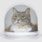 Photo Cat Christmas Snow Globe (Avant)