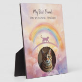 Photo Cat Rainbow Bridge Memorial Plaque My Guardian (Côté)