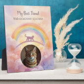 Photo Cat Rainbow Bridge Memorial Plaque My Guardian (Côté)