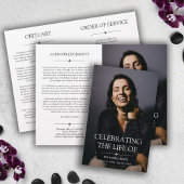 Photo Célébration minimale de la vie Programme fun