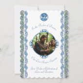 Photo celtique RSVP Dragon Faire-part de mariage (Devant)