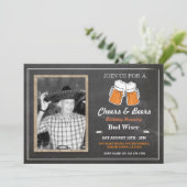 PHOTO CHEERS & BEERS Anniversaire Invitation (Debout devant)
